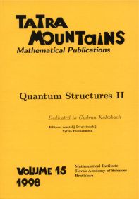Tatra Mountains Mathematical Publications front cover